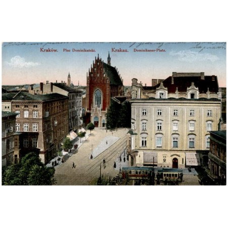 Kraków. Plac Dominikański. Krakau. Dominikaner-Platz.
