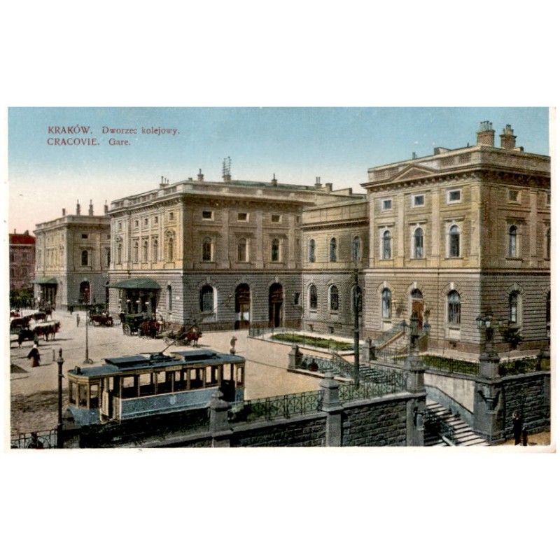 Kraków. Dworzec kolejowy. Cracovie. Gare.