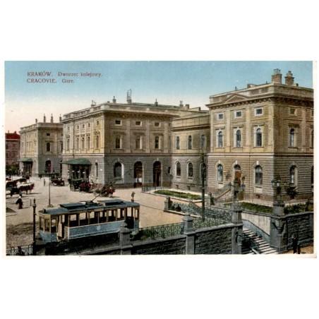 Kraków. Dworzec kolejowy. Cracovie. Gare.