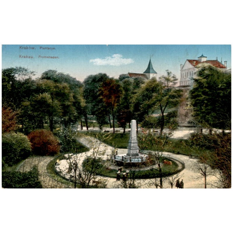 Kraków. Plantacye. Kraków. Promenaden.
