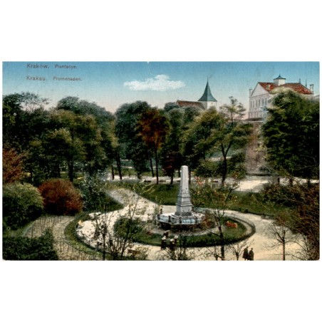 Kraków. Plantacye. Kraków. Promenaden.