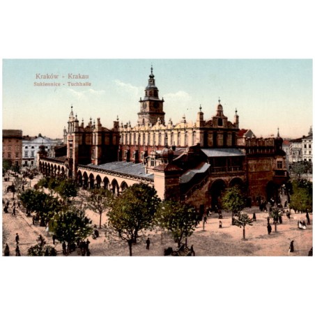Kraków - Krakau. Sukiennice - Tuchhalle.