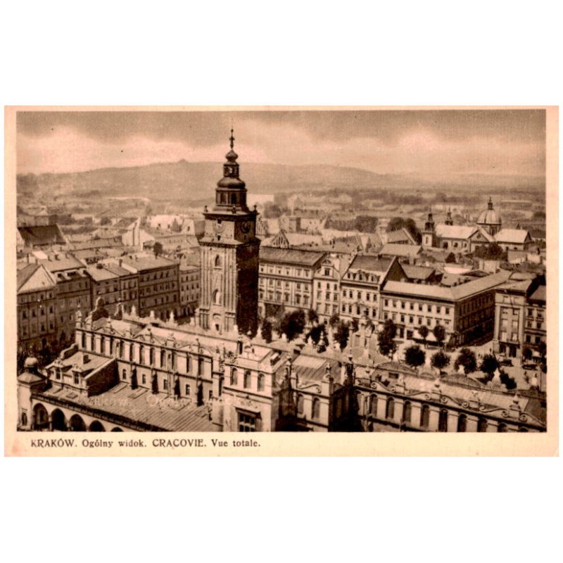 Kraków. Ogólny widok. Cracovie. Vue totale.