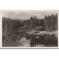 Riesengebirge. Talsperre in Krummhübel mit Prinz-Heinrich-Baude