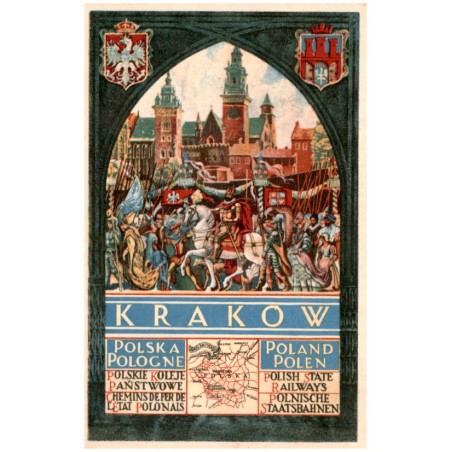Kraków. Polska. Poland. Pologne. Polen. Polskie Koleje Państwowe. Polish State Railways. Chemins des Fer de l'Etat Polonais. Pol