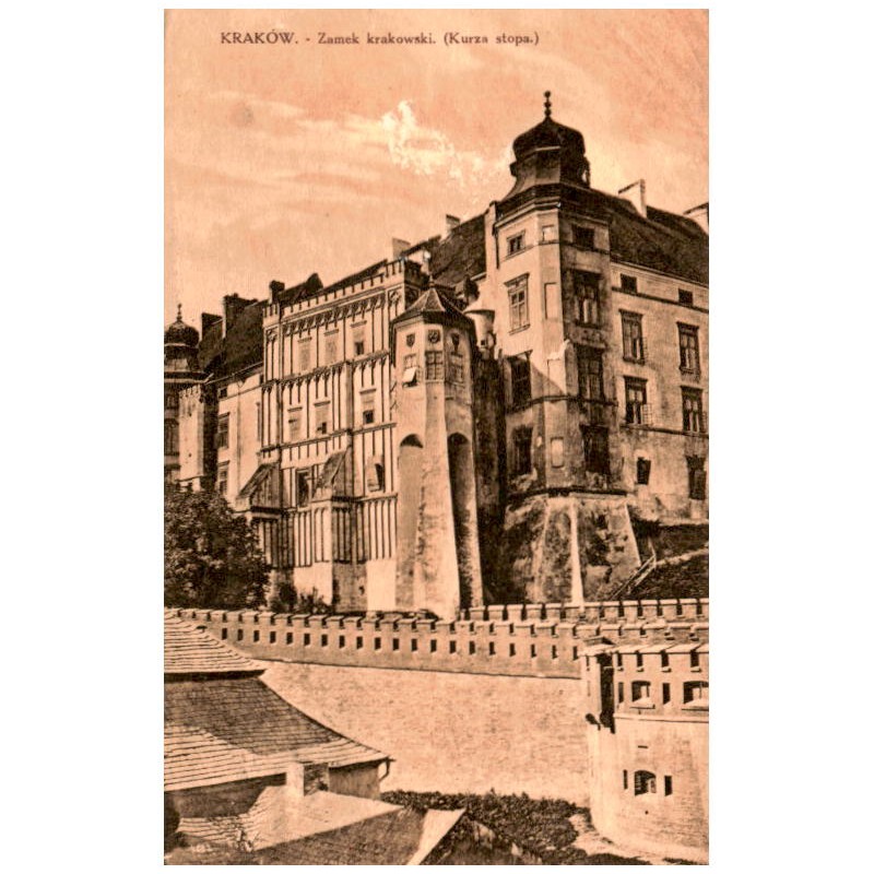 Kraków. - Zamek krakowski. (Kurza stopa.) 4682