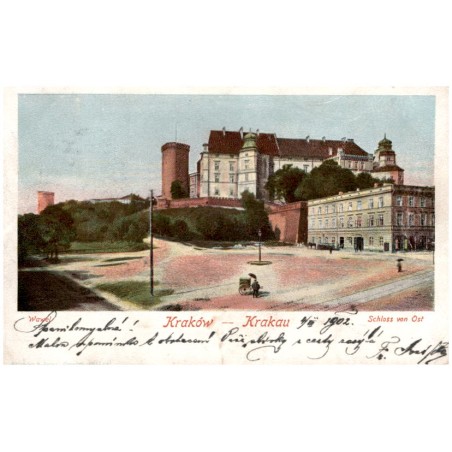 Kraków - Krakau Wawel Schloss von Ost