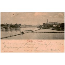 Kraków - Krakau / widok od strony grobli