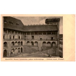 Kraków. Wawel. Dziedziniec pałacu królewskiego. - Château royal "Wawel".