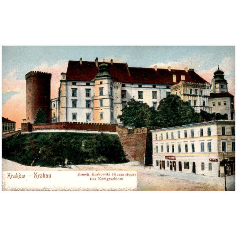 Kraków - Krakau Zamek Krakowski (Kurza stopa) Das Königsschloss