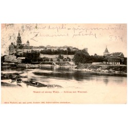 Wawel od strony Wisły. - Schloss mit Weichsel.