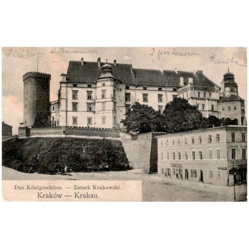 Kraków - Krakau. Das Königsschloss. - Zamek Krakowski.