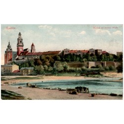 Kraków. Wawel od strony Wisły