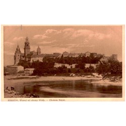 Kraków. Wawel od strony Wisły. - Chateau Royal.