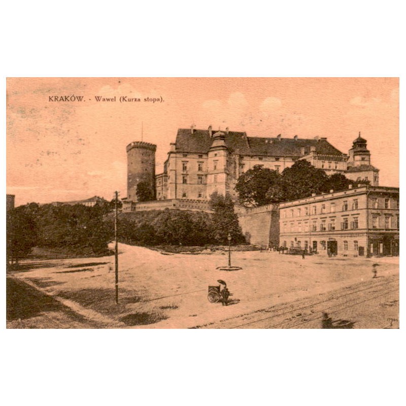 Kraków. - Wawel (Kurza stopa). 12334 Ś