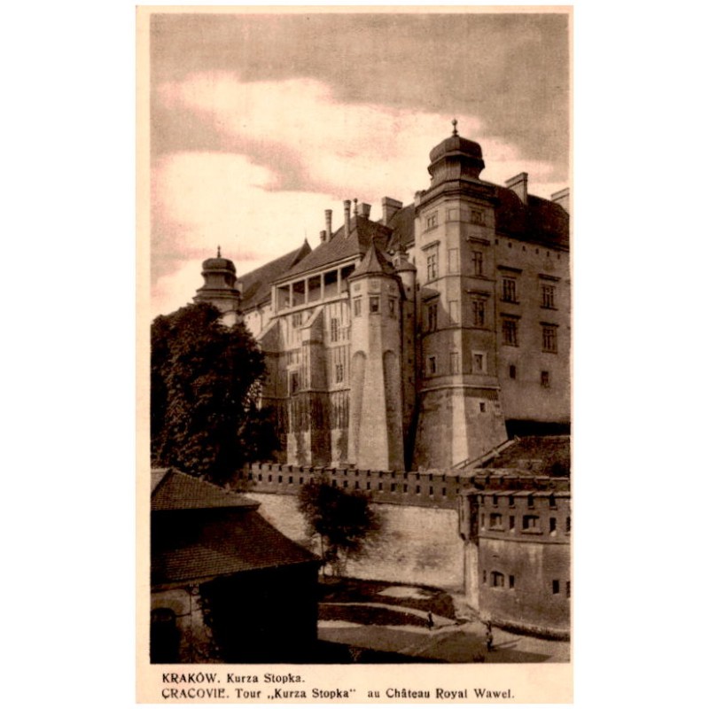 Kraków. Kurza Stopka. Cracovie. Tour "Kurza Stopka" au Château Royal Wawel.
