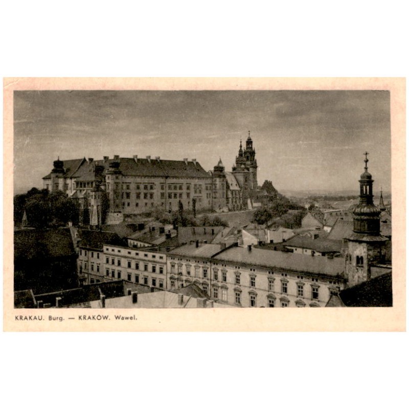 Krakau. Burg. - Kraków. Wawel.