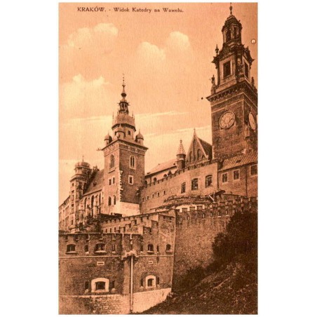 Kraków. Widok Katedry na Wawelu.