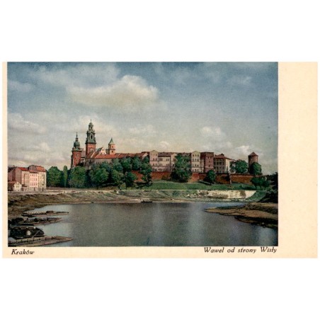 Kraków. Wawel od strony Wisły