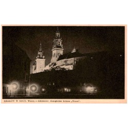 Kraków w nocy. Wawel. - Krakau. Königliches Schloss "Wawel".