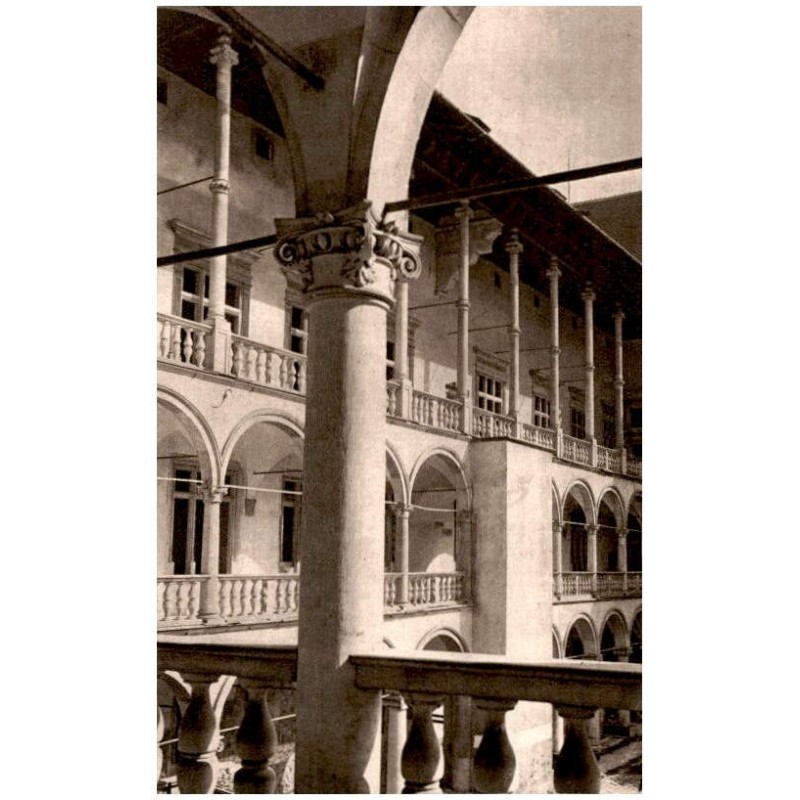Wawel. Fragment z podworca arkadowego. Fot. inż K. Cybulski