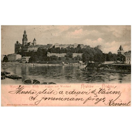Kraków - Krakau Wawel od strony Wisły - Schloss mit Weichsel