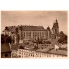 Kraków - Wawel - Zamek Król. Widok na katedrę i zamek. Cracovie - Wawel - Château Royal. Vue sul la cathédrale et le château.