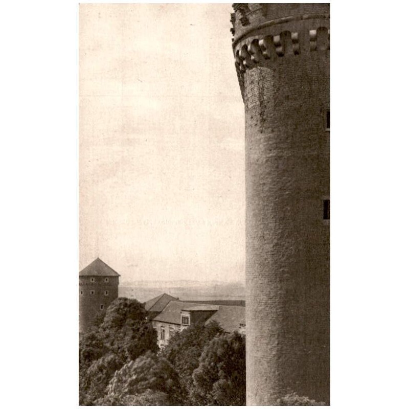 Wawel. Widok od Lubranki na basztę Sandomierską. Fot. inż K. Cybulski