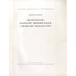 Architektura zespołów śródmiejskich i problemy dziedzictwa