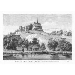 "Zwaliska zamku biskupów krakowskich w Bodzentynie. (Do artykułu "Wędrówka po ziemi Świętokrzyskiéj.")"