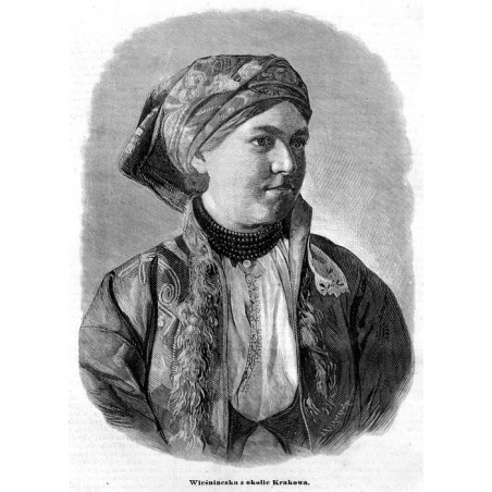 "Wieśniaczka z okolic Krakowa."