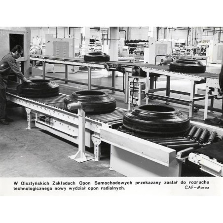 "W Olsztyńskich Zakładach Opon Samochodowych przekazany został do rozruchu technologicznego nowy wydział opon radialnych. CAF -