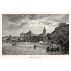 "Königsberg: Der Schloßteich."