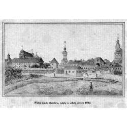 "Widok miasta Sambora, zdjęty z natury w roku 1844."