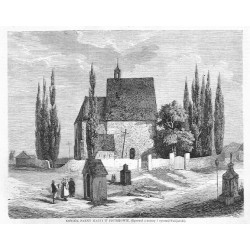 "KOŚCIÓŁ PANNY MARYI W PIOTRKOWIE. (Rysował z natury i rytował Fabijański)."