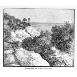 "Gausupschlucht am samländischen Strand."