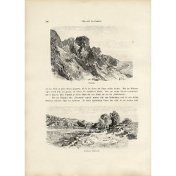 [1] "Warniken." [2] "Rauschener Mühlenteich."