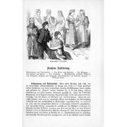 "Volkstrachten in Ostpreußen."