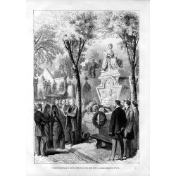 "Poświęcenie wykonanego przez Cypryana Godebskiego pomnika Teofila Gautier, na cmentarzu Montmartre w Paryżu. 531"