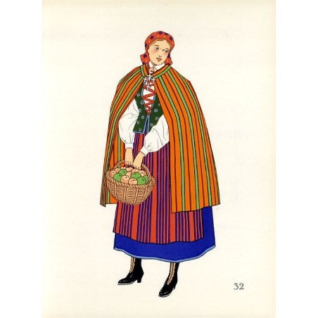 "32) Paysanne d'Opoczno (District de Radom). POLOGNE"