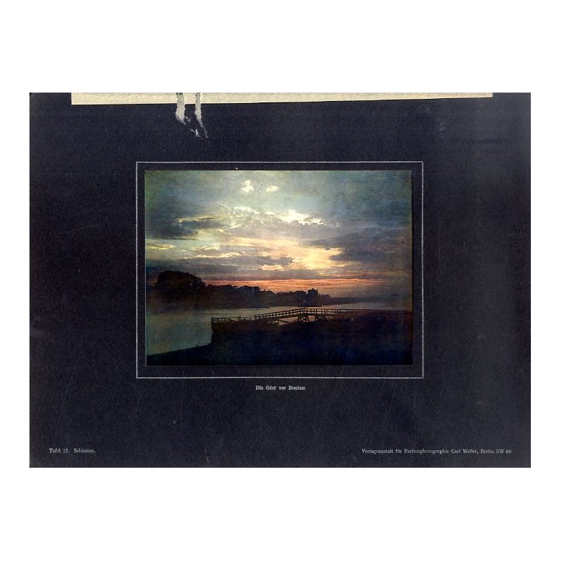 "Die Oder vor Breslau Tafel 12. Schlesien."