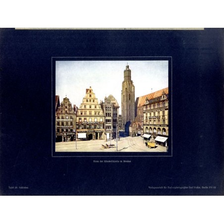 "Turm der Elisabethkirche in Breslau Tafel 19. Schlesien."