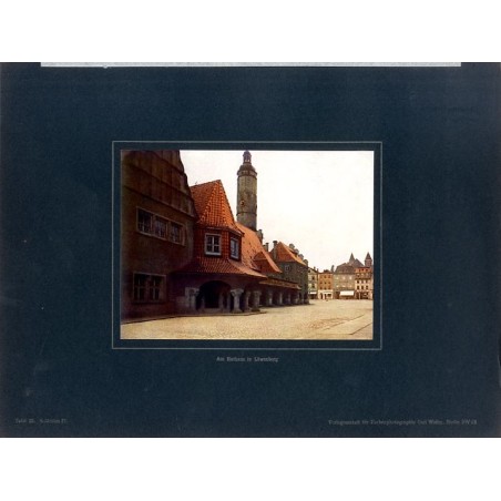 "Am Rathaus in Löwenberg Tafel 35. Schlesien II."