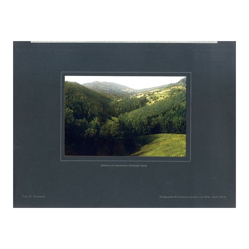 "Spitzberg und Mariaschnee (Grafschaft Glatz) Tafel 12. Schlesien II."