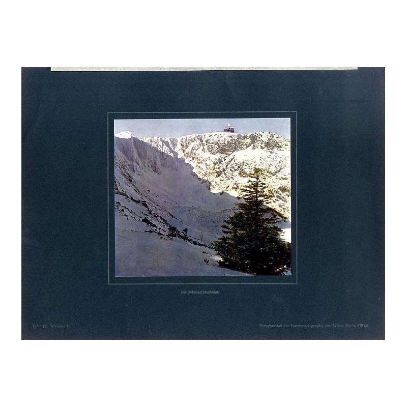 "Die Schneegrubenbaude Tafel 15. Schlesien II." / Śnieżne Kotły