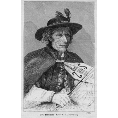 "Góral Tatrzański. Rysunek E. Krzywickiéj. (5719)"