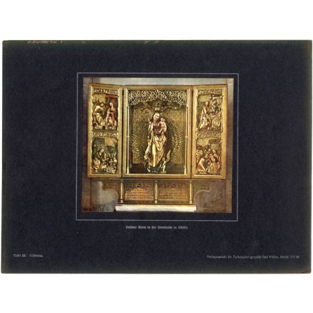 "Goldene Maria in der Oberkirche in Görlitz Tafel 28. Schlesien."
