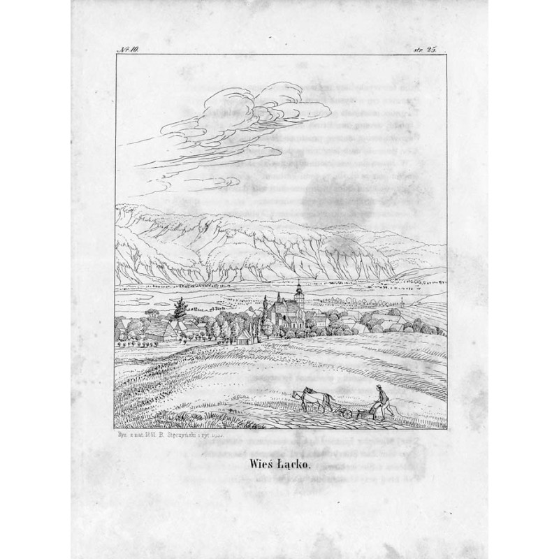 "Nr. 10. Wieś Łącko."