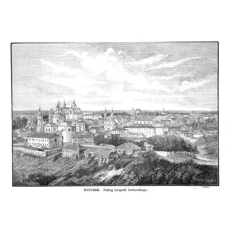 Witebsk / "WITEBSK. Podług fotografii Jurkowskiego (2599)" / Panorama miasta