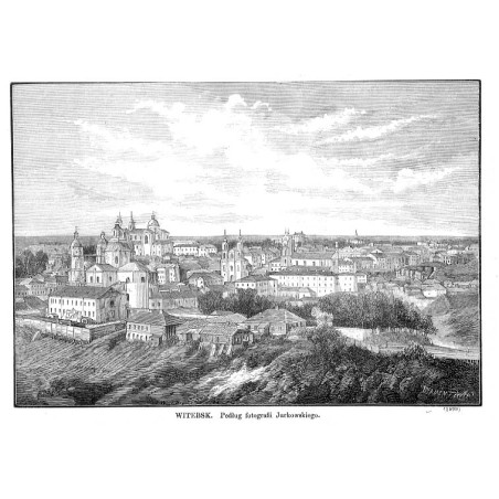 Witebsk / "WITEBSK. Podług fotografii Jurkowskiego (2599)" / Panorama miasta